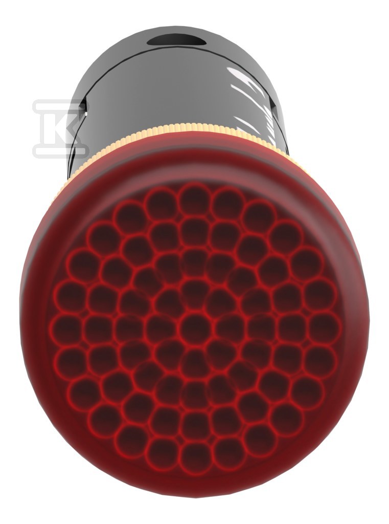 Indicador luminoso Fi12 vermelho LED - XVLA334